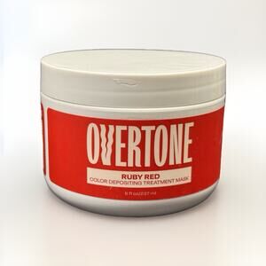 Overtone Ruby Red Color Depositing Treatment Mask 8oz New Sealed Tub Full-size!!